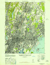 preview thumbnail of historical topo map of Westchester County, NY in 1947