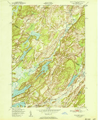 Download a high-resolution, GPS-compatible USGS topo map for Muskalonge Lake, NY (1951 edition)