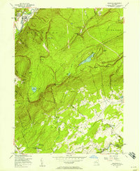 Download a high-resolution, GPS-compatible USGS topo map for Napanoch, NY (1958 edition)