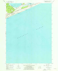 Download a high-resolution, GPS-compatible USGS topo map for Napeague Beach, NY (1976 edition)