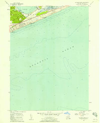 Download a high-resolution, GPS-compatible USGS topo map for Napeague Beach, NY (1956 edition)