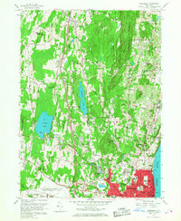 preview thumbnail of historical topo map of Orange County, NY in 1957
