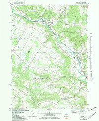 Download a high-resolution, GPS-compatible USGS topo map for Newport, NY (1983 edition)