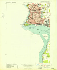Download a high-resolution, GPS-compatible USGS topo map for Niagara Falls, NY (1949 edition)