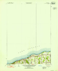 Download a high-resolution, GPS-compatible USGS topo map for Ninemile Point, NY (1952 edition)