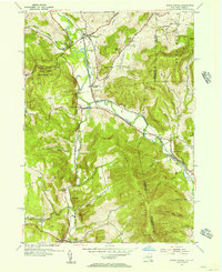 Download a high-resolution, GPS-compatible USGS topo map for North Pownal, NY (1956 edition)