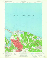 Download a high-resolution, GPS-compatible USGS topo map for Northport, NY (1965 edition)