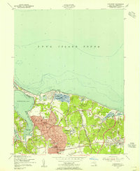 preview thumbnail of historical topo map of Northport, NY in 1954