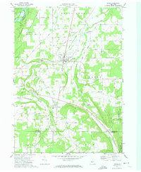 Download a high-resolution, GPS-compatible USGS topo map for Nunda, NY (1974 edition)
