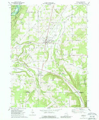 Download a high-resolution, GPS-compatible USGS topo map for Nunda, NY (1988 edition)