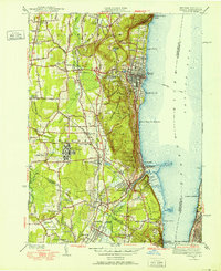 Download a high-resolution, GPS-compatible USGS topo map for Nyack, NY (1952 edition)