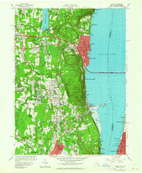 Download a high-resolution, GPS-compatible USGS topo map for Nyack, NY (1964 edition)