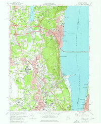 Download a high-resolution, GPS-compatible USGS topo map for Nyack, NY (1976 edition)