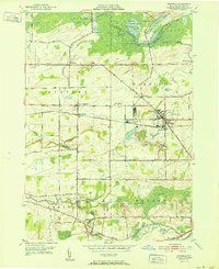preview thumbnail of historical topo map of Genesee County, NY in 1952