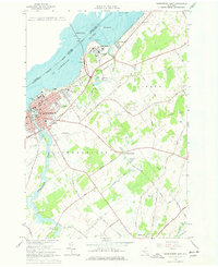 preview thumbnail of historical topo map of St. Lawrence County, NY in 1963
