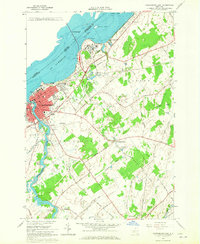 Download a high-resolution, GPS-compatible USGS topo map for Ogdensburg East, NY (1965 edition)
