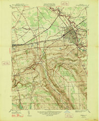 preview thumbnail of historical topo map of Oneida, NY in 1947