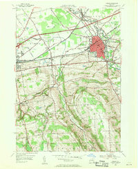 Download a high-resolution, GPS-compatible USGS topo map for Oneida, NY (1957 edition)