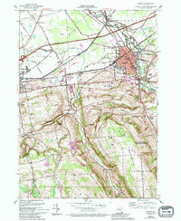 Download a high-resolution, GPS-compatible USGS topo map for Oneida, NY (1994 edition)