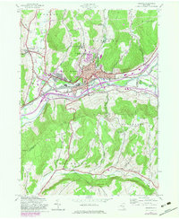 Download a high-resolution, GPS-compatible USGS topo map for Oneonta, NY (1983 edition)