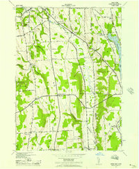 preview thumbnail of historical topo map of Onondaga County, NY in 1942