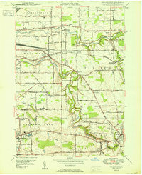 Download a high-resolution, GPS-compatible USGS topo map for Orchard Park, NY (1950 edition)