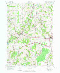 preview thumbnail of historical topo map of Oriskany Falls, NY in 1943