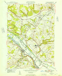 preview thumbnail of historical topo map of Oriskany, NY in 1949