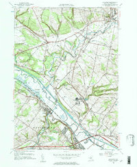 preview thumbnail of historical topo map of Oriskany, NY in 1955