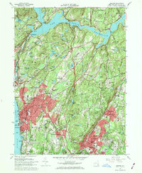 preview thumbnail of historical topo map of Westchester County, NY in 1967