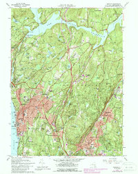 Download a high-resolution, GPS-compatible USGS topo map for Ossining, NY (1988 edition)