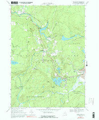 Download a high-resolution, GPS-compatible USGS topo map for Oswegatchie, NY (1992 edition)