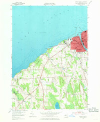 preview thumbnail of historical topo map of Oswego County, NY in 1954