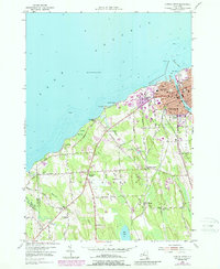 Download a high-resolution, GPS-compatible USGS topo map for Oswego West, NY (1988 edition)