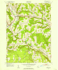 Download a high-resolution, GPS-compatible USGS topo map for Otselic, NY (1954 edition)