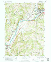 Download a high-resolution, GPS-compatible USGS topo map for Owego, NY (1972 edition)