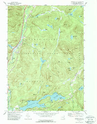Download a high-resolution, GPS-compatible USGS topo map for Paradox Lake, NY (1988 edition)