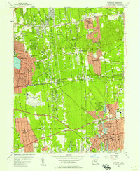 Download a high-resolution, GPS-compatible USGS topo map for Patchogue, NY (1958 edition)