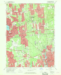 Download a high-resolution, GPS-compatible USGS topo map for Patchogue, NY (1970 edition)