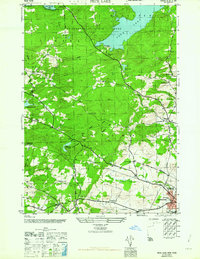Download a high-resolution, GPS-compatible USGS topo map for Peck Lake, NY (1962 edition)