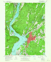 Download a high-resolution, GPS-compatible USGS topo map for Peekskill, NY (1964 edition)