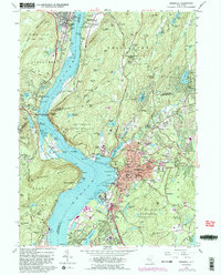 Download a high-resolution, GPS-compatible USGS topo map for Peekskill, NY (1990 edition)