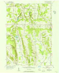 Download a high-resolution, GPS-compatible USGS topo map for Perrysburg, NY (1956 edition)