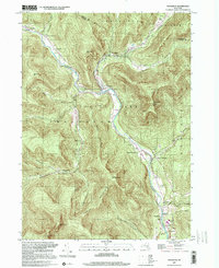 preview thumbnail of historical topo map of Phoenicia, Ulster County, NY in 1997