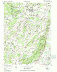 Download a high-resolution, GPS-compatible USGS topo map for Pine Bush, NY (1988 edition)