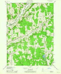 preview thumbnail of historical topo map of Chenango County, NY in 1944