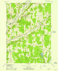 Download a high-resolution, GPS-compatible USGS topo map for Pitcher, NY (1957 edition)