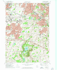 Download a high-resolution, GPS-compatible USGS topo map for Pittsford, NY (1974 edition)