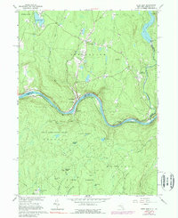 Download a high-resolution, GPS-compatible USGS topo map for Pond Eddy, NY (1989 edition)