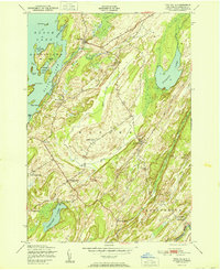preview thumbnail of historical topo map of St. Lawrence County, NY in 1951